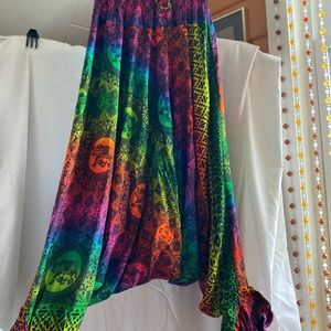 Rainbow Harlem Pants - Low Cut Pants or Jumpsuit - OS